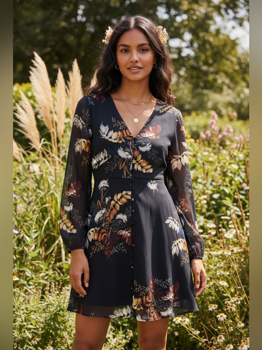 Madewell Lilyblossom Button-Front Dress in Blooming Oasis
 NWOT size 00 XS